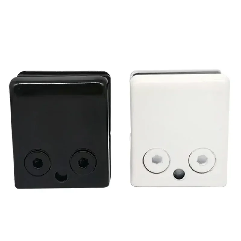 Grampos de Vidro Quadrado para Balaustrada 201 Clip Suporte Traseiro Plano Suporte de Prateleira Preto e Branco 810 mm Pcs Aço Inoxidável