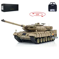 Gifts 1/16 Tongde Panzer RC Infrared Battle Tank German Leopard2A7 Electric RTR Military Tanks Finished Toys for Boys TH23299 2