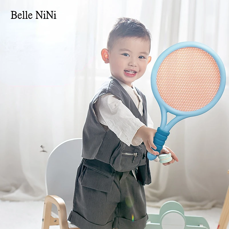 Jogando badminton ao ar livre quebra-cabeça em Infantil quebra