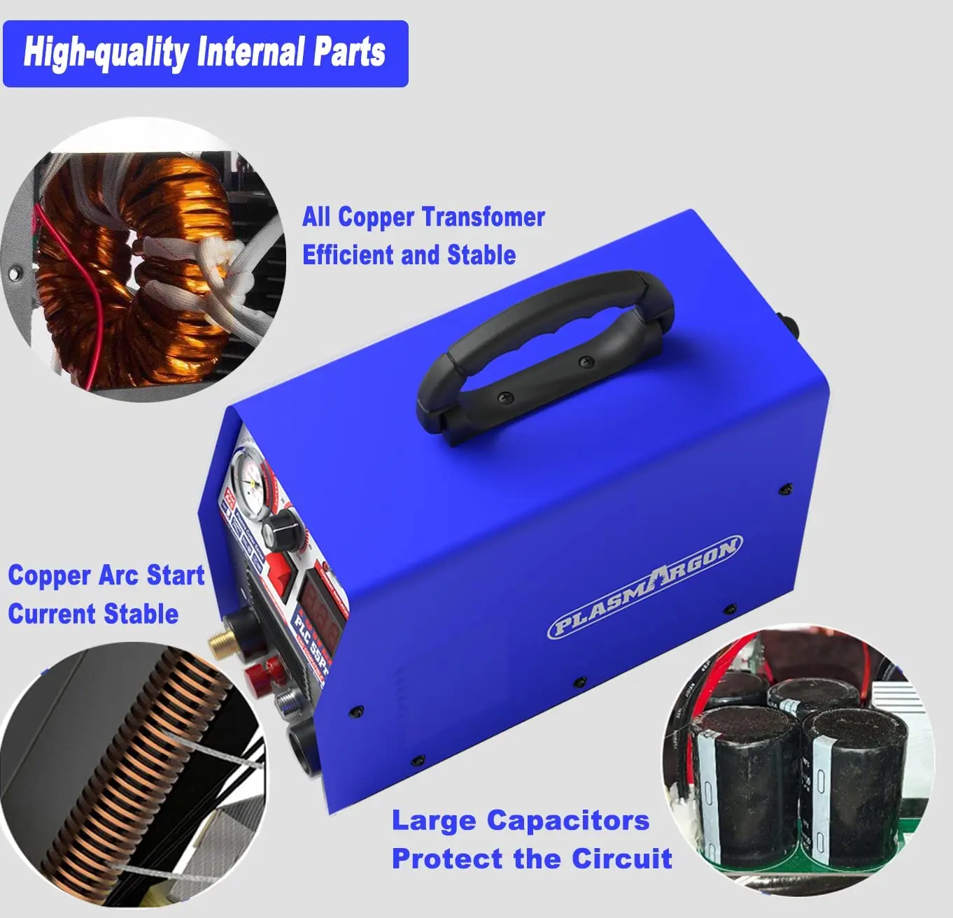 PLASMARGON Air Plasma Cutter 65Pro Pilot Arc CNC Plasma Cutting Machine 18MM Cut Steel Metal Plasma Cutter DIY Welding Equipment 3