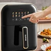 SUPOR 220V Air Fryer 5L Household Large Capacity 1450W Visual Without Turning Oil-free Fryer Home French Fries Machine 6