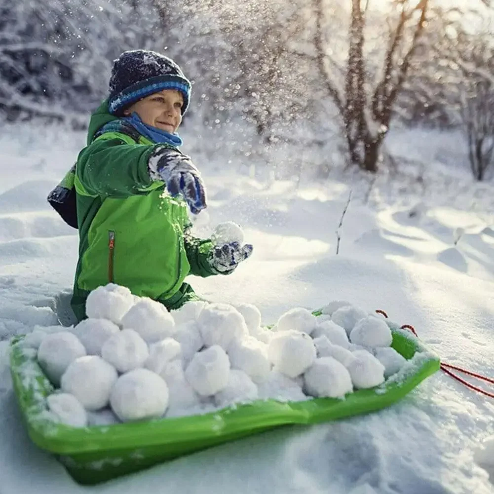Snow Ball White Fur Pompom Toy Balls Children Kids Play Toys Indoor Outdoor Winter Christmas Xmas Treen DIY Decoration Snowballs 3