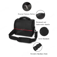 Fashion Digital DSLR Camera Bag Shoulder Bag Waterproof Case Photography Photo Bag For Canon Nikon Sony Lens Pouch Bag - Image 3