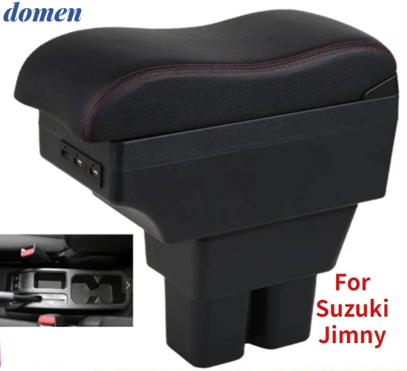 Nuovo Per Suzuki Jimny Scatola Bracciolo Per Suzuki Jimny Jb74 2023- 2019 Scatola Di Immagazzinaggio Bracciolo Auto Retrofit Parte Accessori Auto Usb
