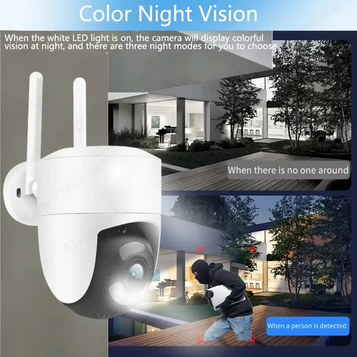 Outdoor 8MP 4K 5MP HD WiFi IP Camera Tuya Smartlife PTZ Wireless Home Security CCTV Video Surveillance Human Detection Tracking 4