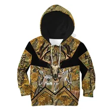 

Deer Hunting Camouflage 3d printed Hoodies suit tshirt zipper Pullover Kids Suit Funny Sweatshirt Tracksuit 02