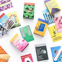 

50PCS Colorful Youth Romance Diary Sticky Stickers Paper Aesthetic Material Phone Scrapbooking Sticker Flakes Accessories