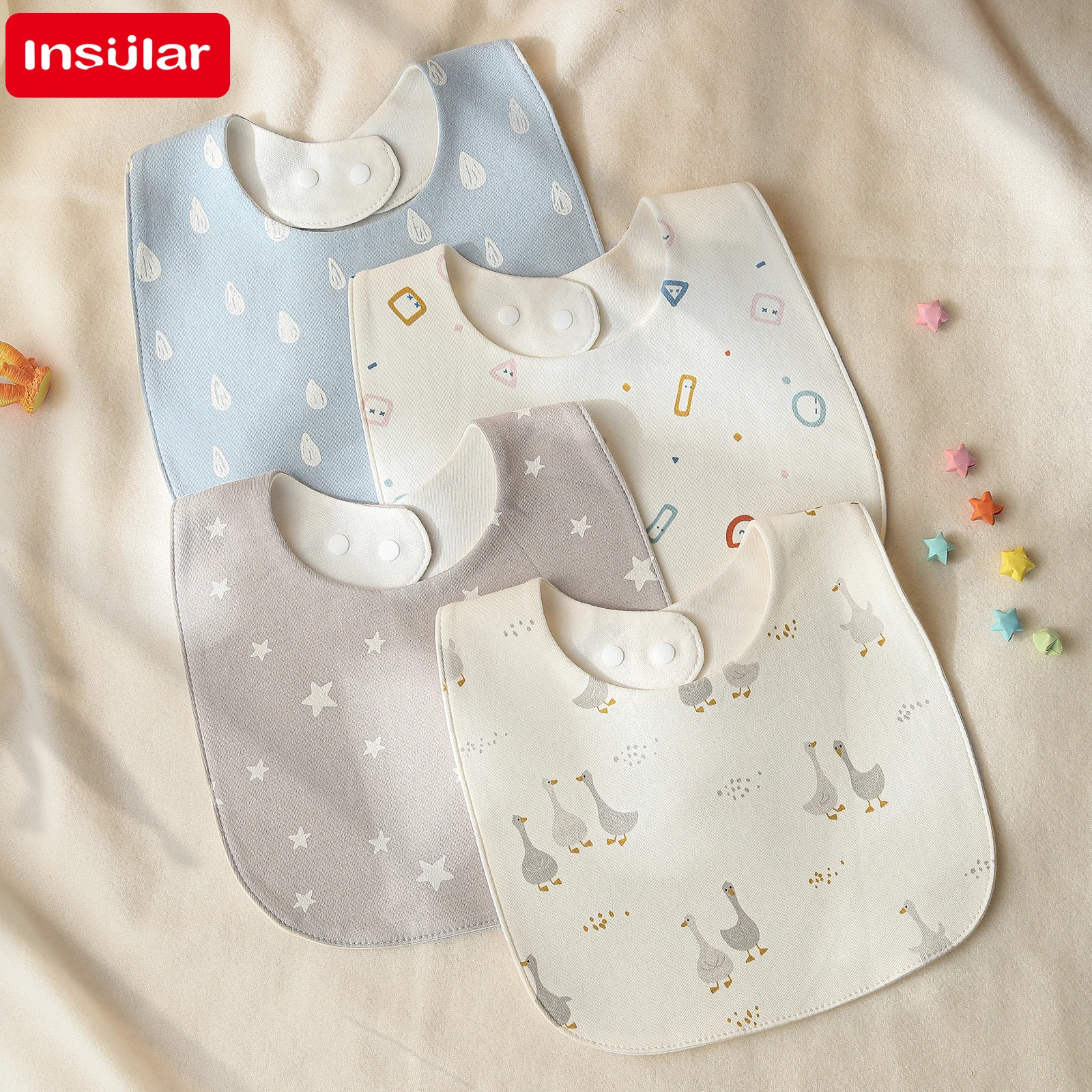 Baby bibs 3 layers baby bib