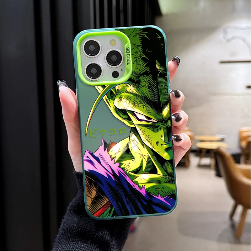 Dragon Warrior Themed Phone Case with Iconic Anime Characters