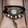 New Hot Sales Trend Retro Watch Winding Bracelet Belt Table Exquisite Pendant Ethnic Style Fashion Girl Student Woman Watch 1