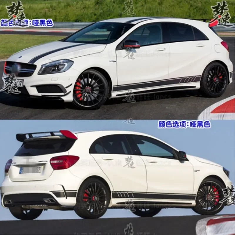 

Car stickers FOR Mercedes-Benz A-Class A45 AMG A200 Door decorative body exterior decorative Decal sports film accessories