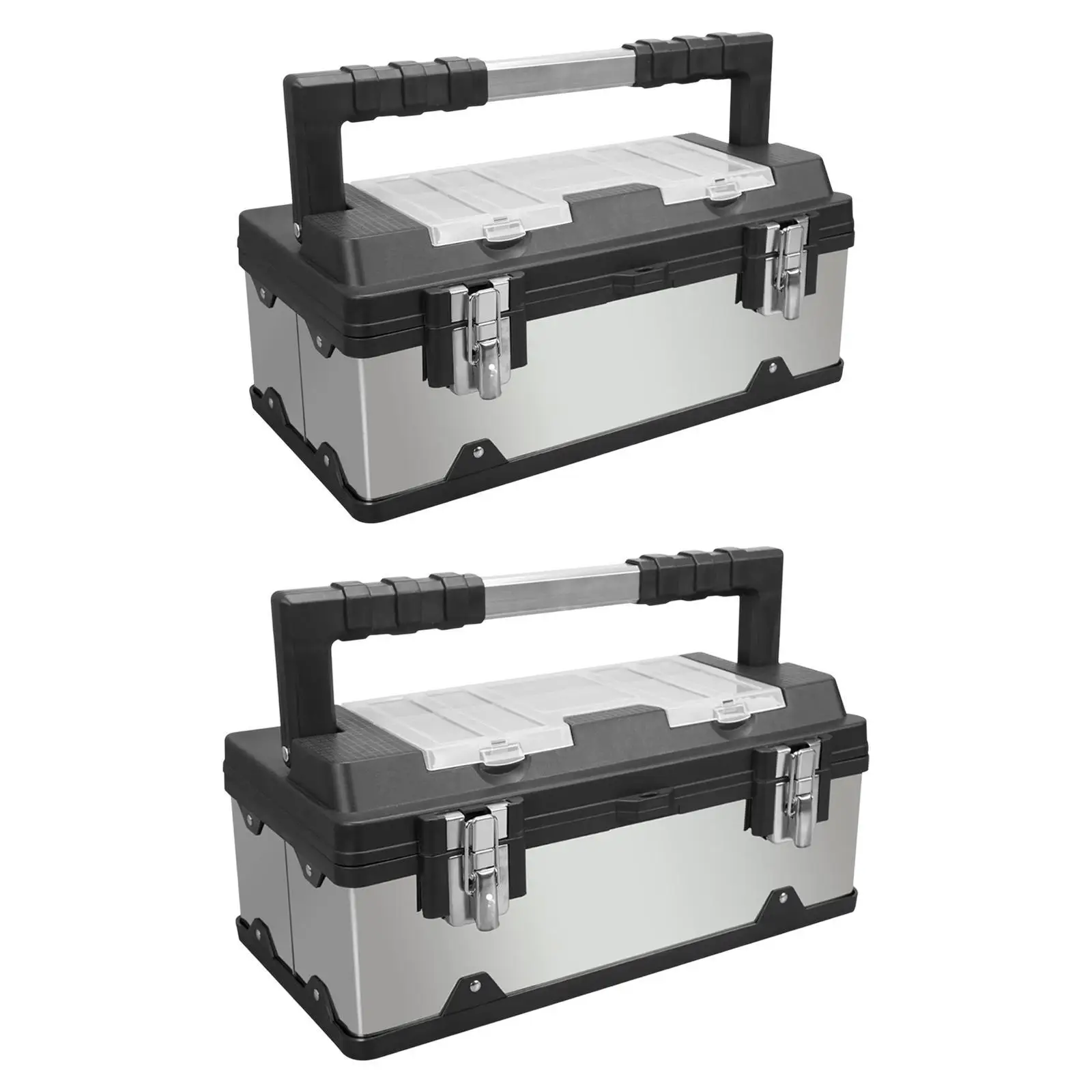 Protector Hard Case Travel Protects Electronics Portable Tool Box with Lock 2