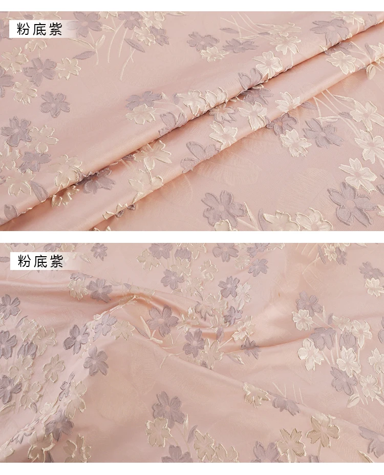 Hochpräziser Stoff mit Blumenmuster für Vorhänge, Kissen, Sofas, Kleidung, DIY-Nähmaterialien – Detail 9