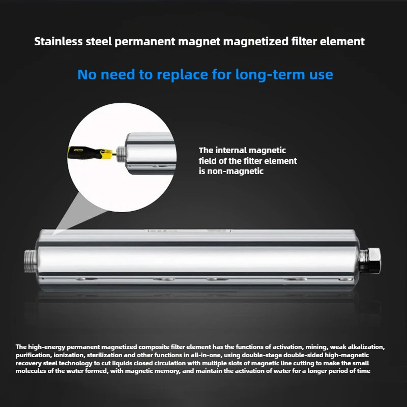 High energy magnetized water purifier household direct drinking water purifier tap kitchen faucet filter magnetized