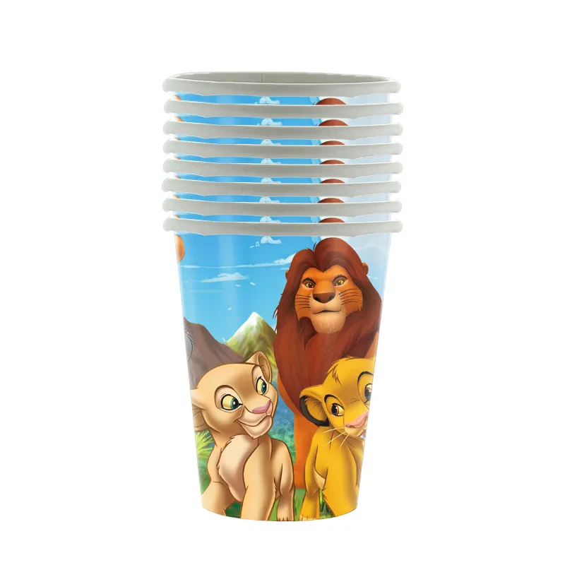 Lion King Simba Birthday Party Decorations Included Balloon Banner Tablecloth Paper Cups and Plates Napkins For Kid Baby Shower birthday party supplies