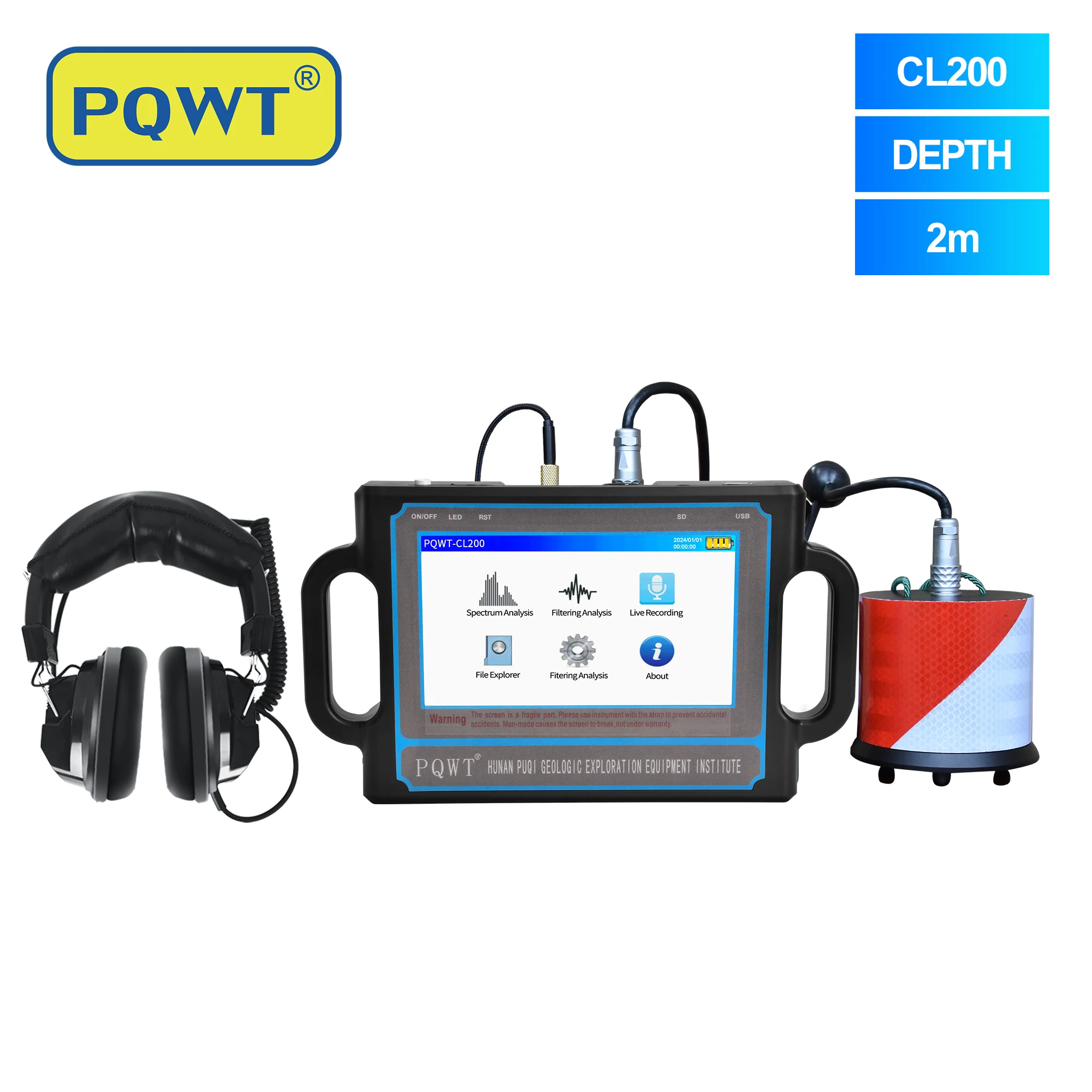 Underground Water Leak Detector L3000 Water Pipe Leak Detector Water