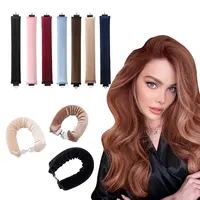 Bigoudis sans chaleur, bandeau boucleur, rouleaux à cheveux sans chaleur, boucles paresseuses avec crochet, tige souple et flexible pour dormir, outils de coiffure 5