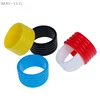 【No】4 Pcs Performance Grip Rings, Stretchable Rubber Shock Absorbers For Enhanced Tennis Racket Control And Comfort 4