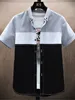 New Cotton Shirt men's short-sleeved Korean Summer Slim Plus Size Cool Brand New Casual Business Youth Trend Daily Top 6