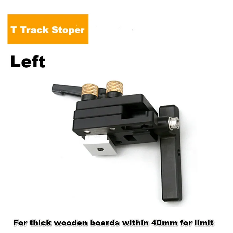 Miter Track Stop Track Limit For T-Slot T-Tracks Stop Chute Limiter Locator Woodworking DIY Manual Tools router bits for wood Woodworking Machinery