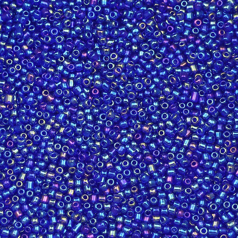11/0 2 mm 18 g Glas-Rocailles, mehrfarbig, kleiner Reis, lose Perlen für Schmuckherstellung, Armband, Halskette, DIY-Zubehör, 999 – Detail 10
