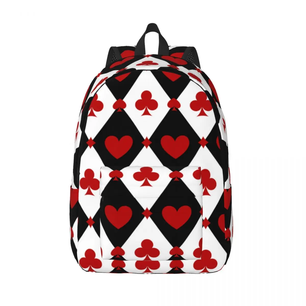 

Large Capacity School Backpack for Student Poker Background School Bag