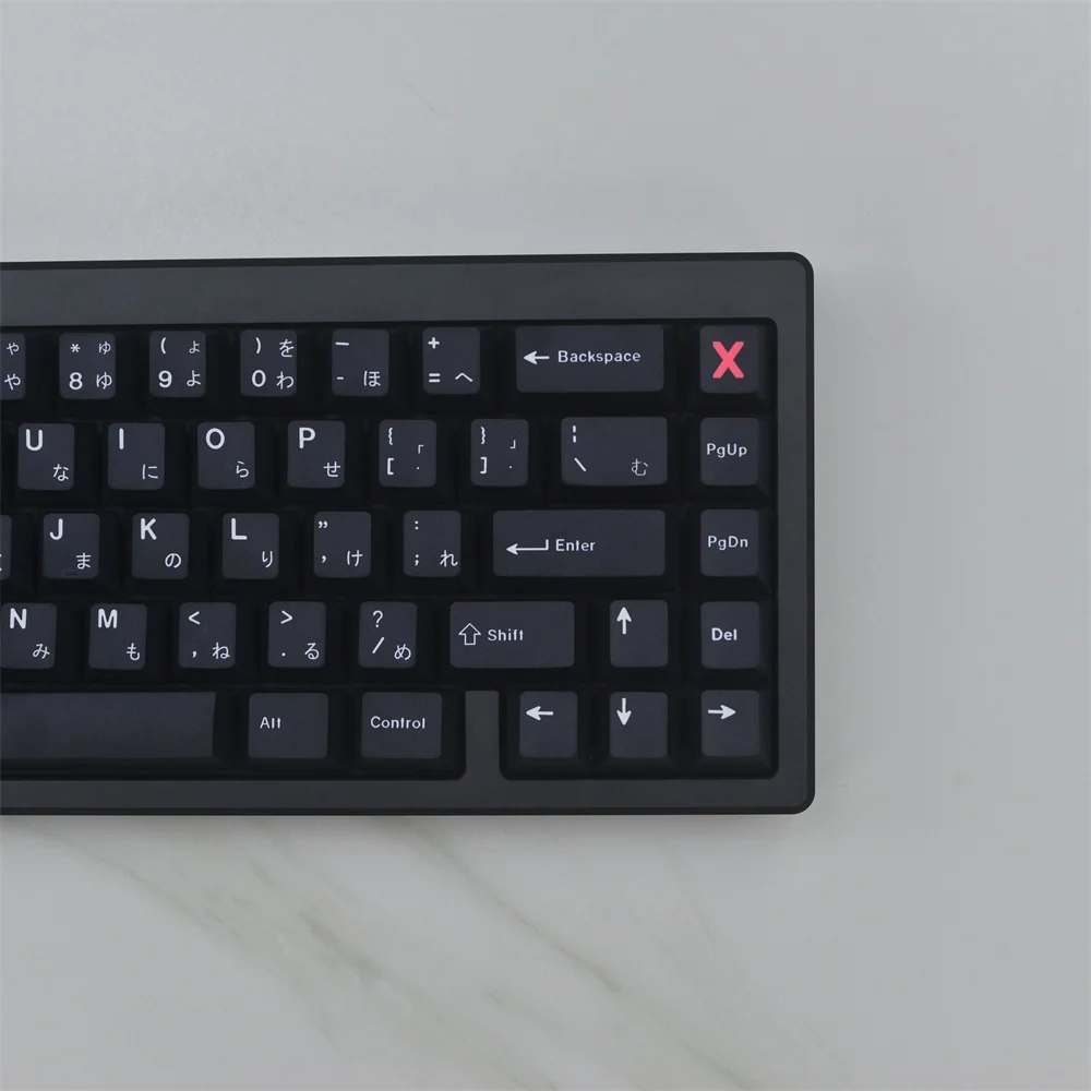 GMK Wob, Japonês, Minimalista, PBT, Sublimação Dye, Interruptor MX, 129 Chaves