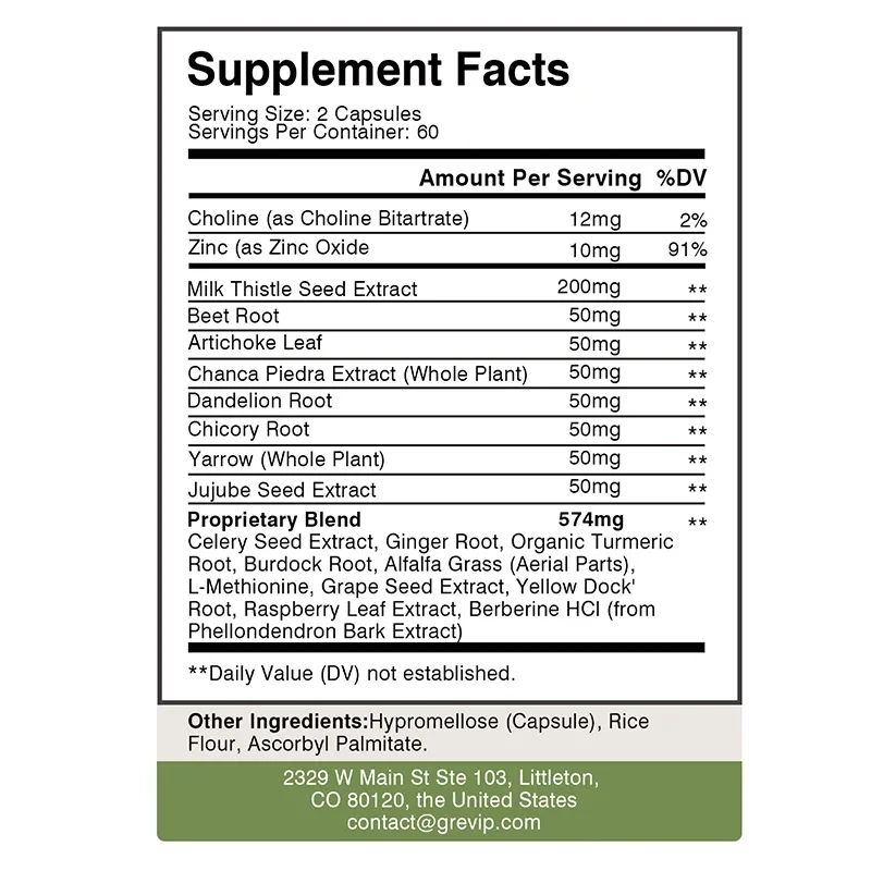 Liver Support-Liver Cleanse Detox & Repair Formula with Milk Thistle, Turmeric, Dandelion Root & Artichoke Extracts