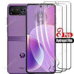Hydraulic HD Soft Hydrogel Film Full Protective Screen Protector Cover for Hydrogel Film (For Moto razr 2023)