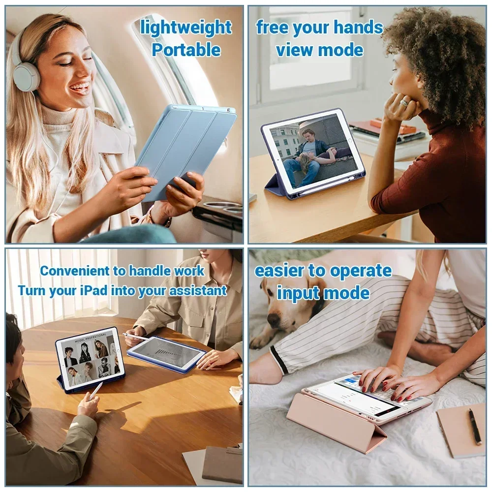 Premium iPad Case with Pencil Holder and Protective Cover