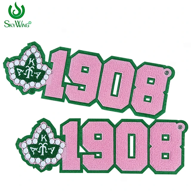 3-5 Alpha Kappa Alpha Sorority Ladies of Greek AKA iron on patches,Since  1908 Iron-on Embroidery Patches - AliExpress