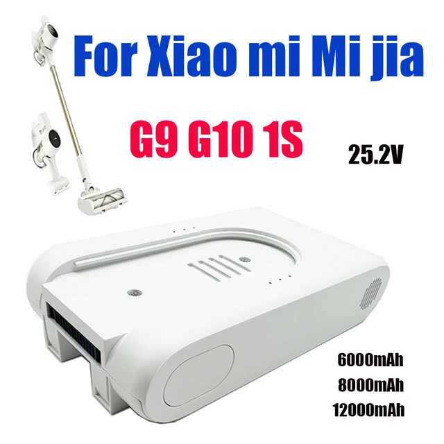Batterie lithium-ion Rechargeable 25.2V, 12000mAh, pour aspirateur sans fil Xiaomi Mijia G9 G10, accessoires 12000mAh, nouveau 1