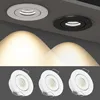 10 Pcs Aluminium led mini down light 5W spot light recessed lights DC12V ceiling light 3000K/4000K/6000K Opening: 45mm-50mm 1