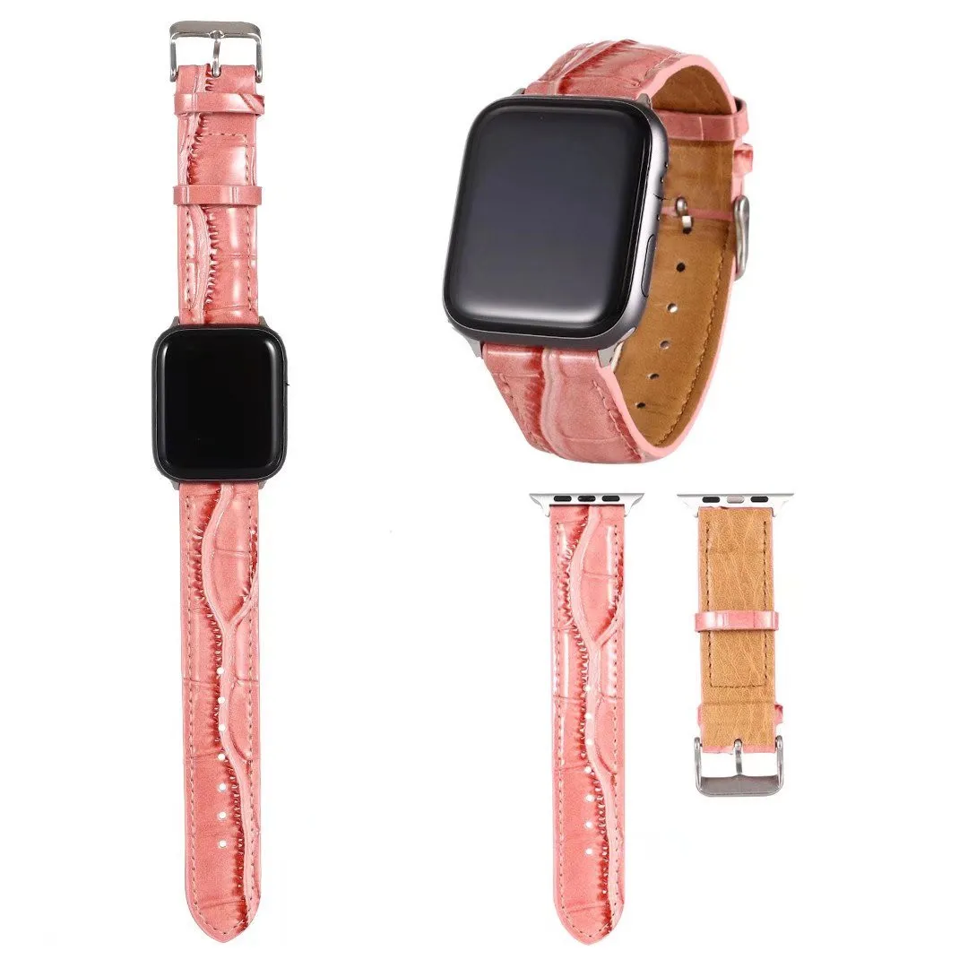 Leather Apple Watch Band for Series 1/2/3/4/5/6/7/8/Ultra – Apple