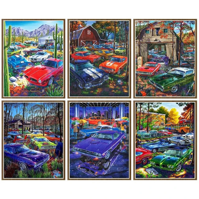 CHENISTORY Oil Painting By Numbers With Frame Canvas