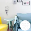 10 Pcs Simple Dreamcatcher Round Metal Ring Plating Ring Hand-made Dress Accessory for Woman Girl (10cm) 3