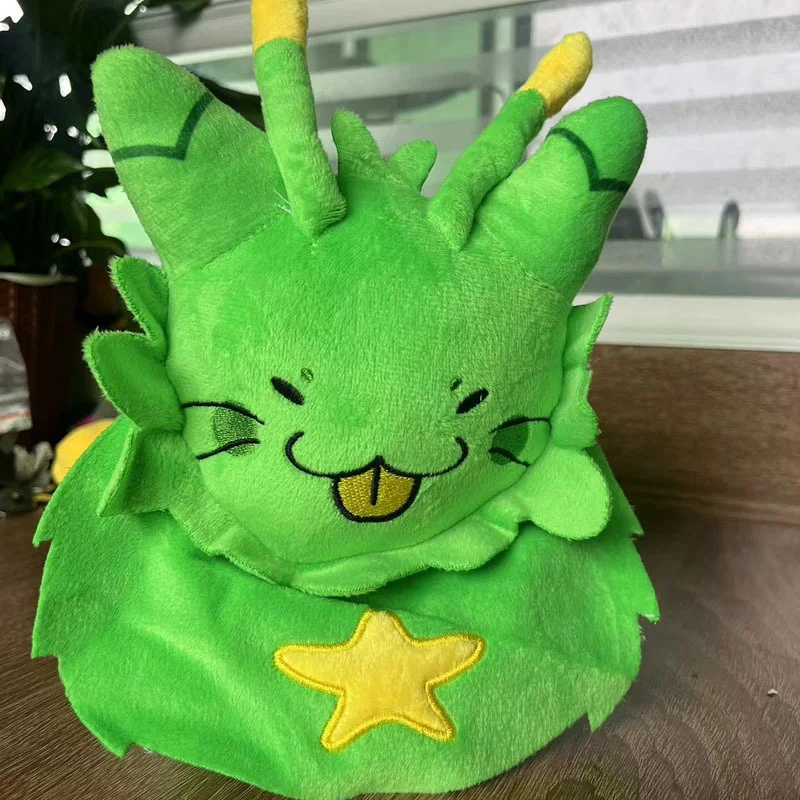 Gnarpy Alien Cat Plush Toy | Regretavator Plushie Doll 8 Inch Green Game Character Plush