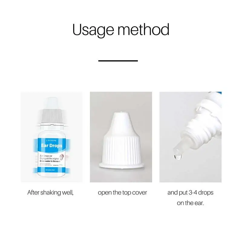 Ear Drops For Swimmers Ear Swimmers Drying Drops Adult Ache Earache For Clogged Ears Fast Natural