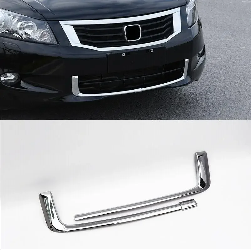 

FOR Honda Accord 2008-2010 ABS chrome Front lower Grille Grill mesh refit 2pcs