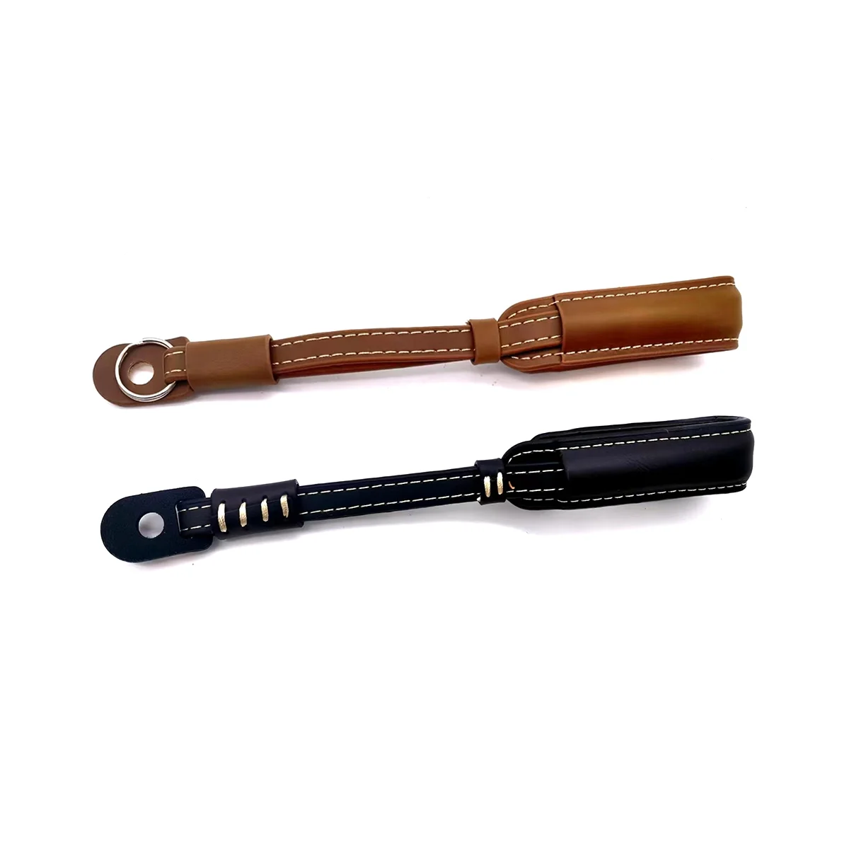 

Suitable for SLR Leather Wrist Strap Digital Camera Anti-Lost and Anti-Fall Hand Strap Photography Accessories-Brown