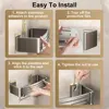 Shower Shelf Without Drilling 1-3 PCS Bathroom Organizer Space Aluminum Shampoo Holder Toilet Bath Shelf Bathroom Accessories 6
