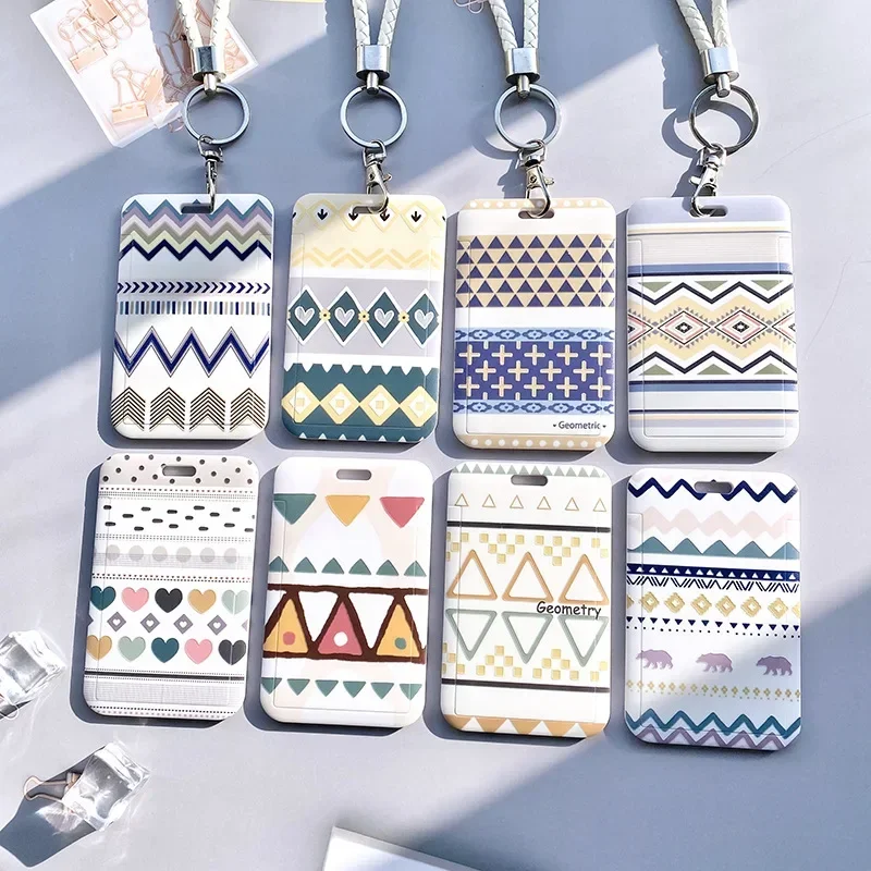 thumbnail image 2 of Key Color Covers Bus ID Card Protective Cover Case Student Meat Keyring Card Campus School Bus Keychain 2 of 9