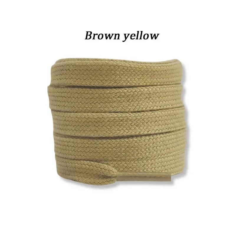 Vibrant Solid Color Cotton Shoelaces for All Ages - Variety of Lengths