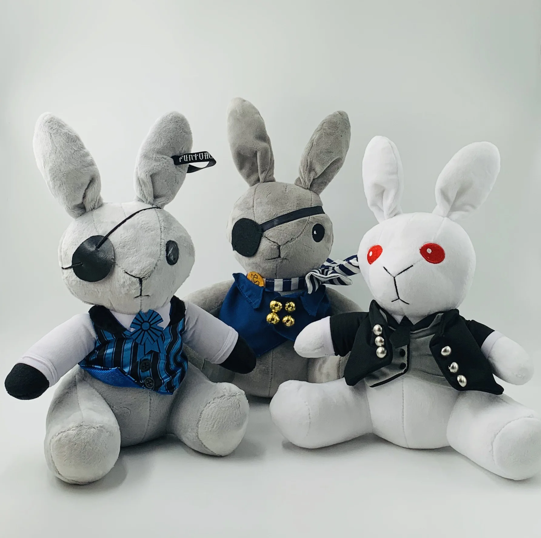 

30cm Anime Black Butler Plush Doll Cartoon Rabbit Stuffed Toy Cosplay Stuffed Toy Sofa Decoration Gifts for Children Birthday