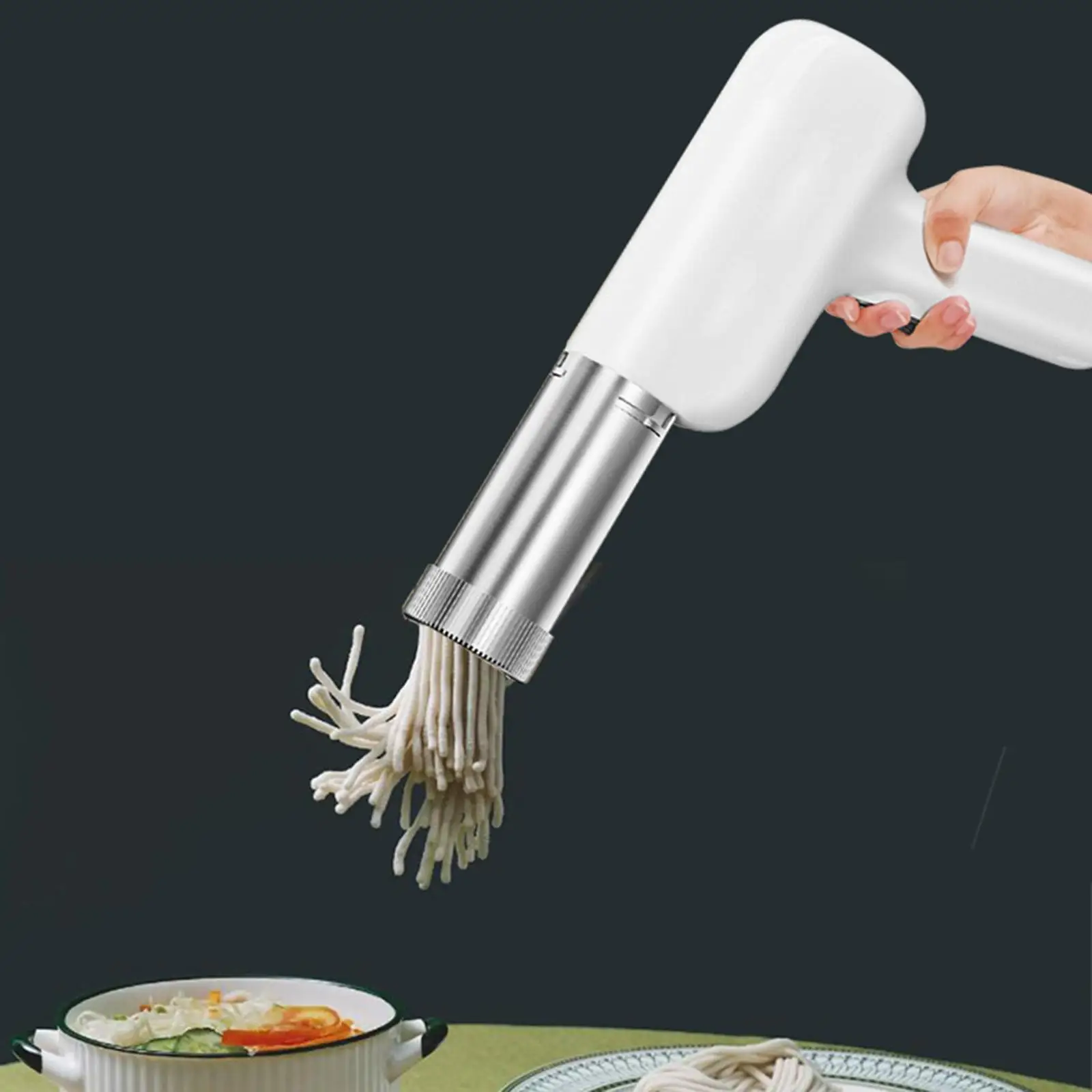 Electric Pasta Maker Automatic Pasta Extruder for Spaghetti Ramen Fettuccine
