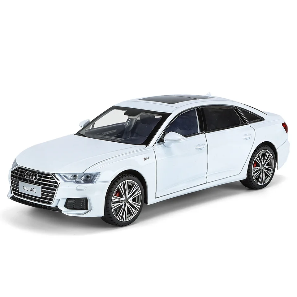 1/18 アウディA6 1/18 Dealer Edition Audi A6 A6L (Black) Diecast Car Model