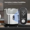 Ice Makers Countertop, 35lbs/Day Pebble Maker Machine with Sonic , Self-Cleaning Countertop Maker with Ice Scoop 5