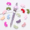 10Pcs New Silicone Beads Colored Petal Style Spacer Beads For Jewelry Making Diy Handmade Pen Teether Toy Bracelet Accessories 6