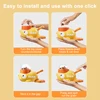 Automatic Pet Feeder for Dogs Cats Food Dispenser with Leak Proof Design Fun Human Pet Toys Yellow Duck Feeding Supplies 5