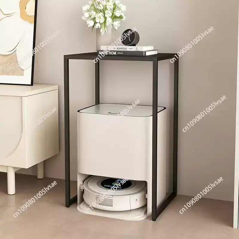 로봇 진공 보관 캐비닛 실용적인 보관 스탠드 저렴한 럭셔리 장식 철 아트 장식 커피 테이블 장식 선반